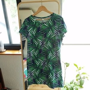 Old Navy Tropical Print T-Shirt Dress